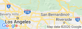 San Dimas map
